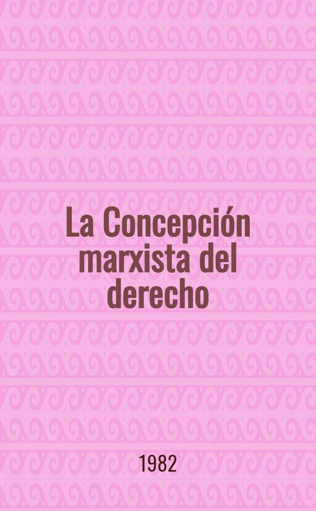La Concepción marxista del derecho