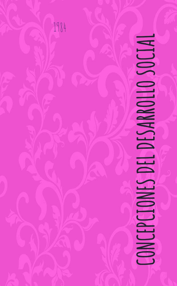 Concepciones del desarrollo social