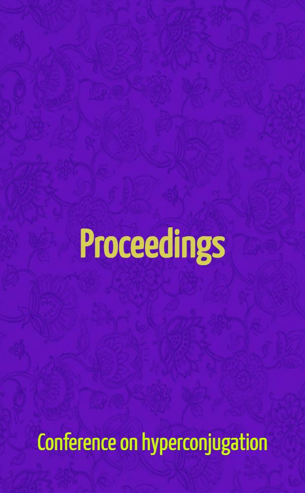 [Proceedings]