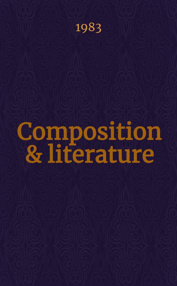 Composition & literature : Bridging the gap
