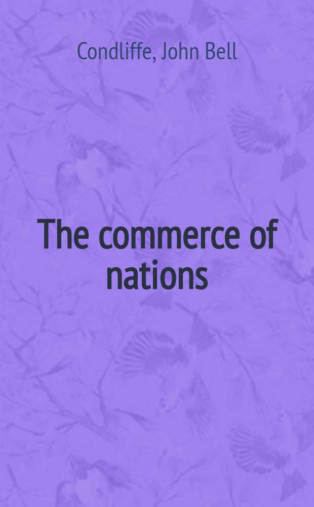 The commerce of nations