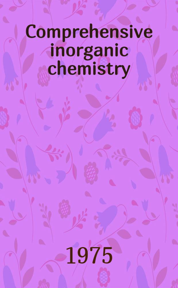 Comprehensive inorganic chemistry : [In 5 vol.]. Vol. 5 : Actinides ; Master index