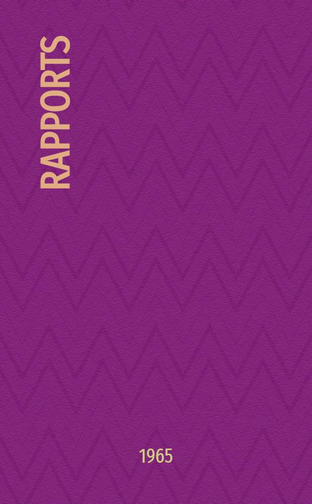 [Rapports]