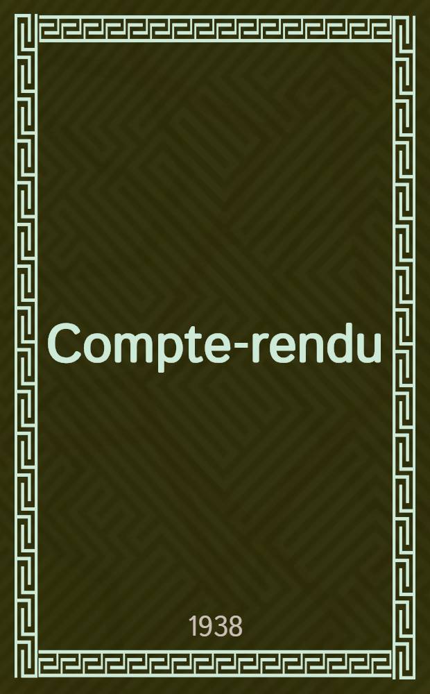 [Compte-rendu]