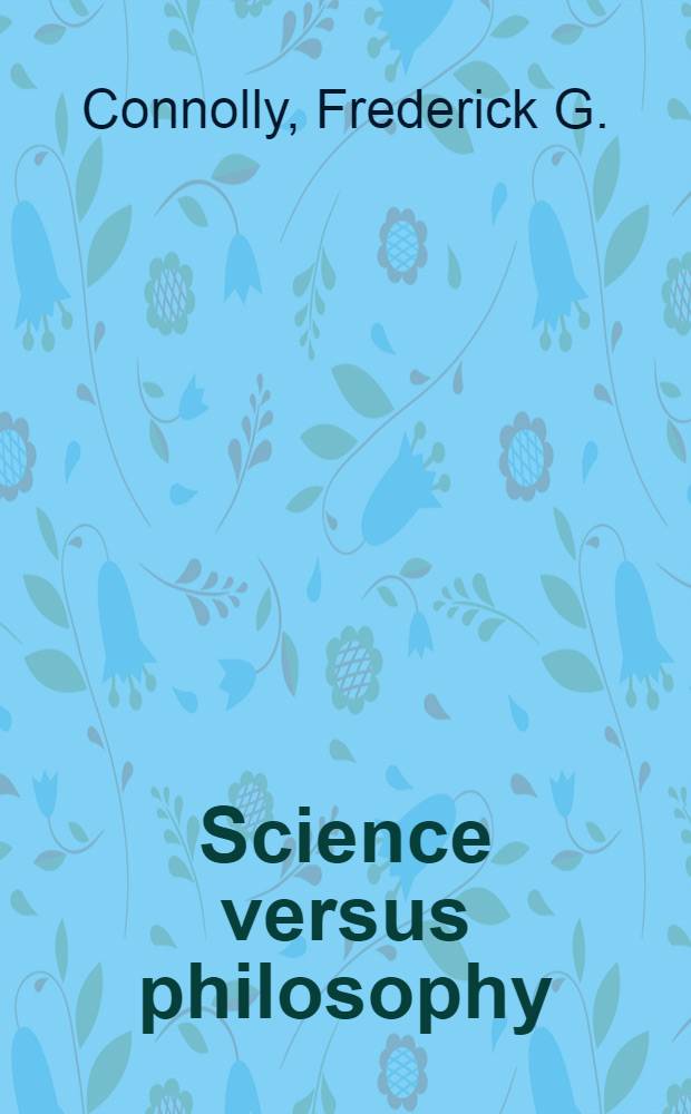 Science versus philosophy