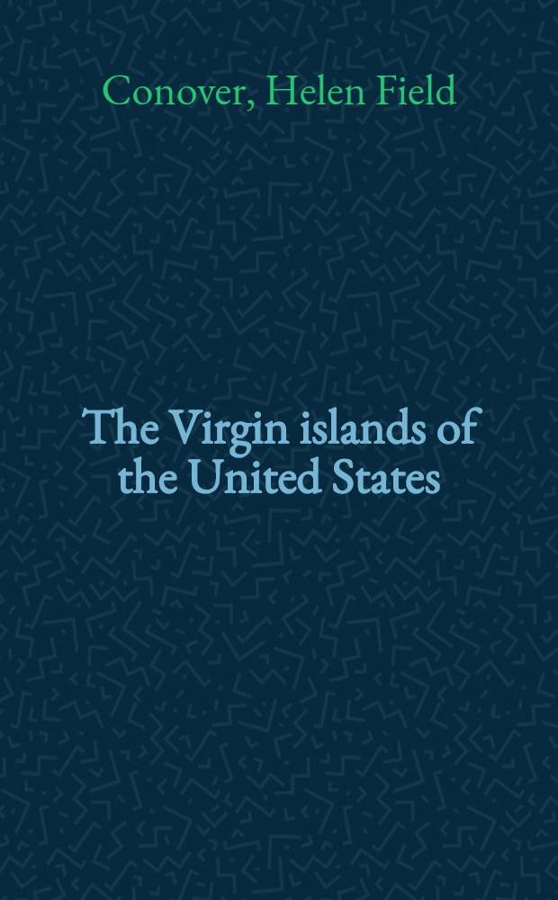 The Virgin islands of the United States : A list of reverences, 1922-1936