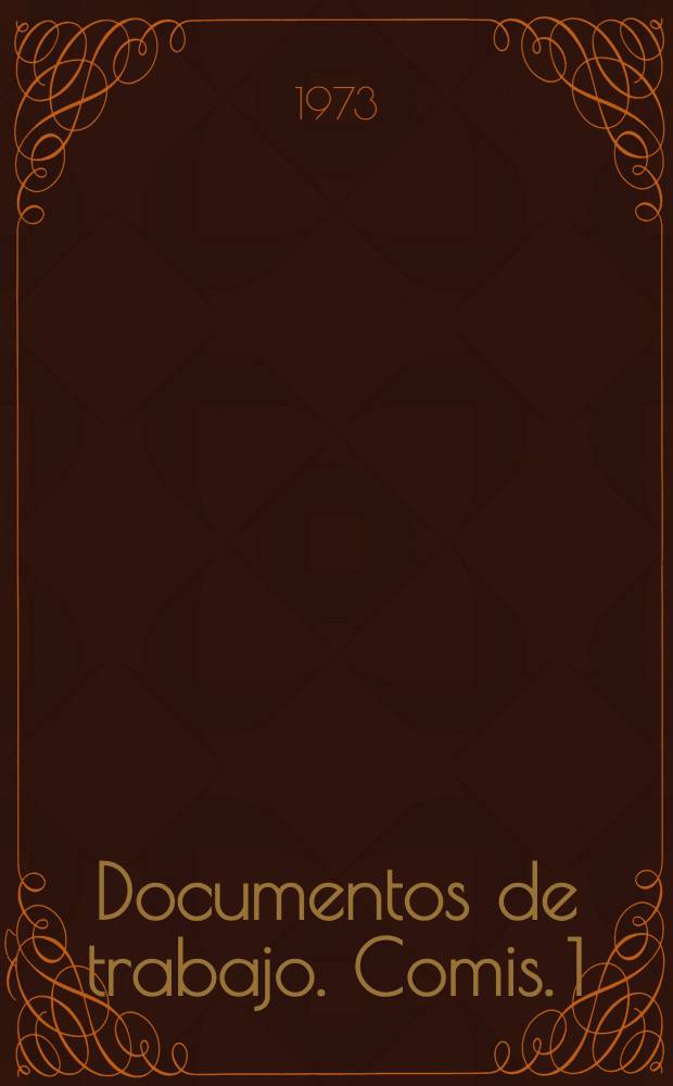 [Documentos de trabajo]. Comis. 1 : Coexistencia pacífica y seguridad internacional