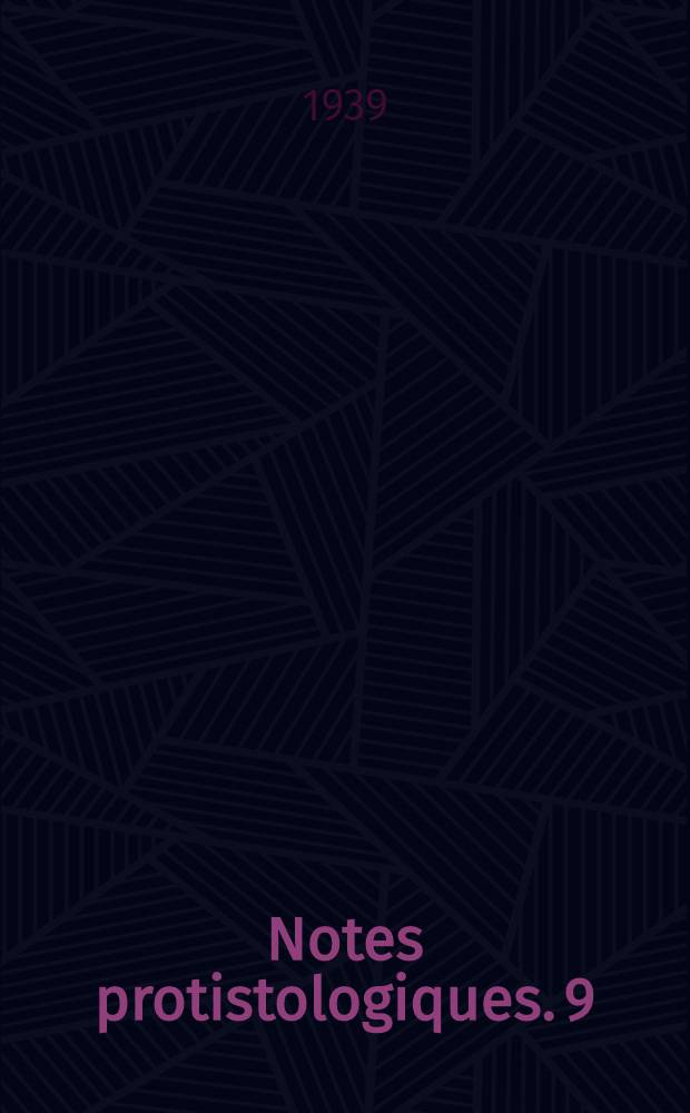 Notes protistologiques. 9 : Sur trois Dinoflagellates de l'eau saumâtre