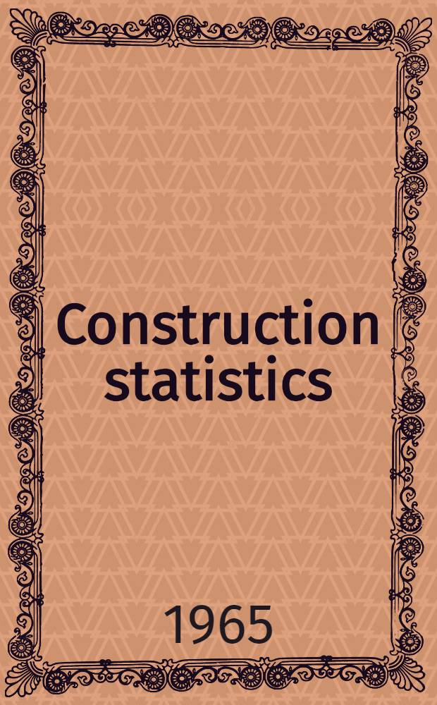 Construction statistics
