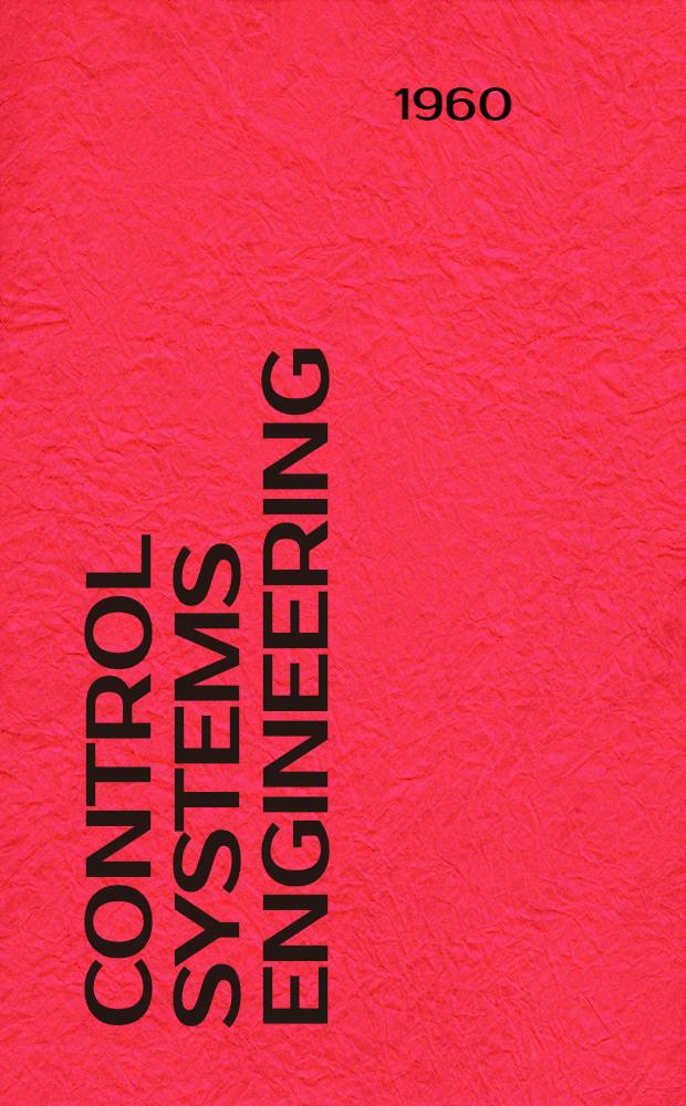 Control systems engineering