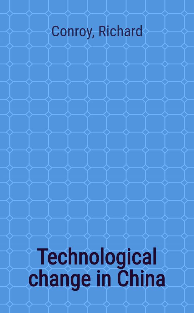 Technological change in China