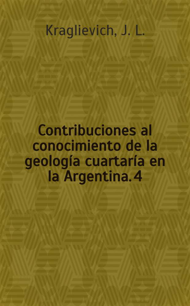 Contribuciones al conocimiento de la geolog&iacute;a cuartar&iacute;a en la Argentina. 4 : Nota acerca de la geol&oacute;gica costera en la desembocadura del arroyo Malacara (Provincia de de Buenos Aires)