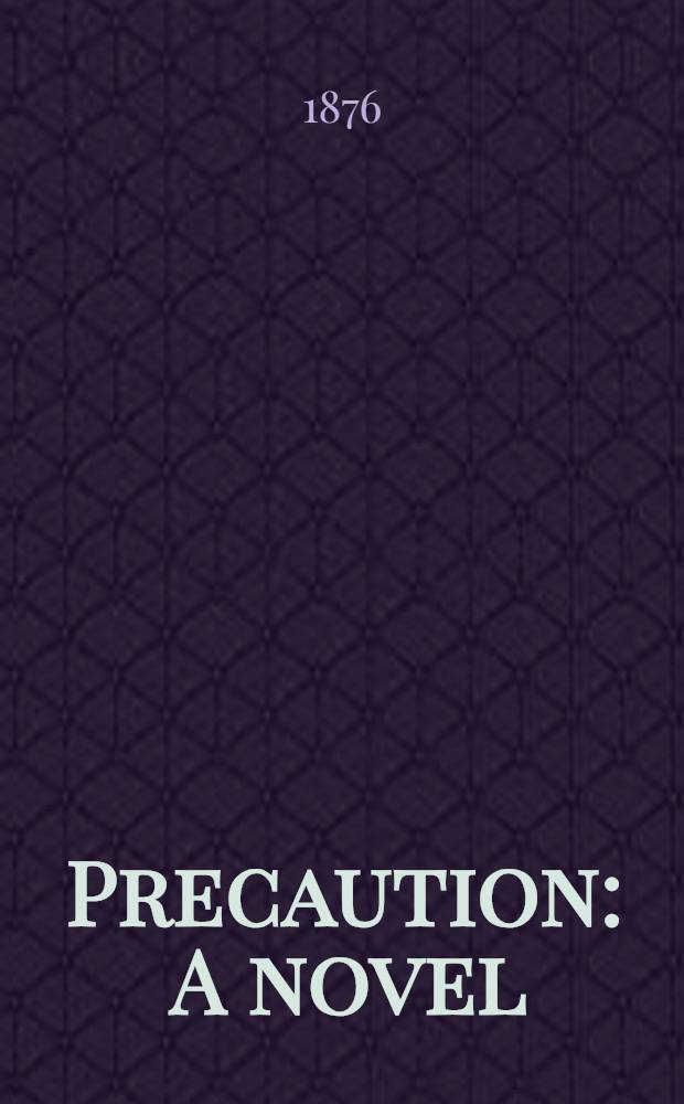 Precaution : A novel