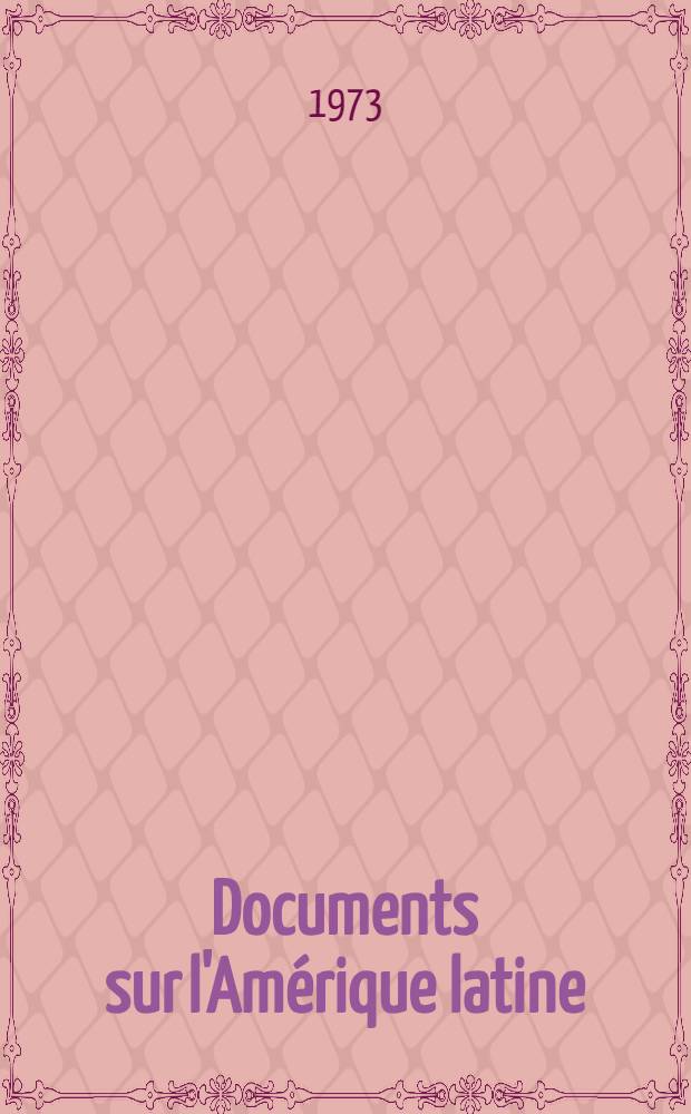 Documents sur l'Amérique latine