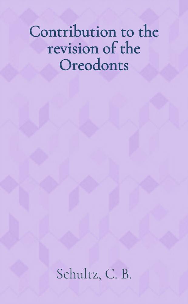 Contribution to the revision of the Oreodonts (Merycoidodontidae). № 5 : Phenacocoelinae, a new subfamily of oreodonts