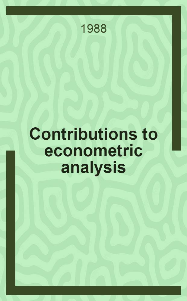 Contributions to econometric analysis : Unemployment, labour slack and labour market accounting