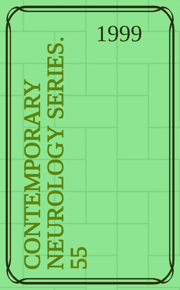 Contemporary neurology series. 55 : The neurology of eye movements