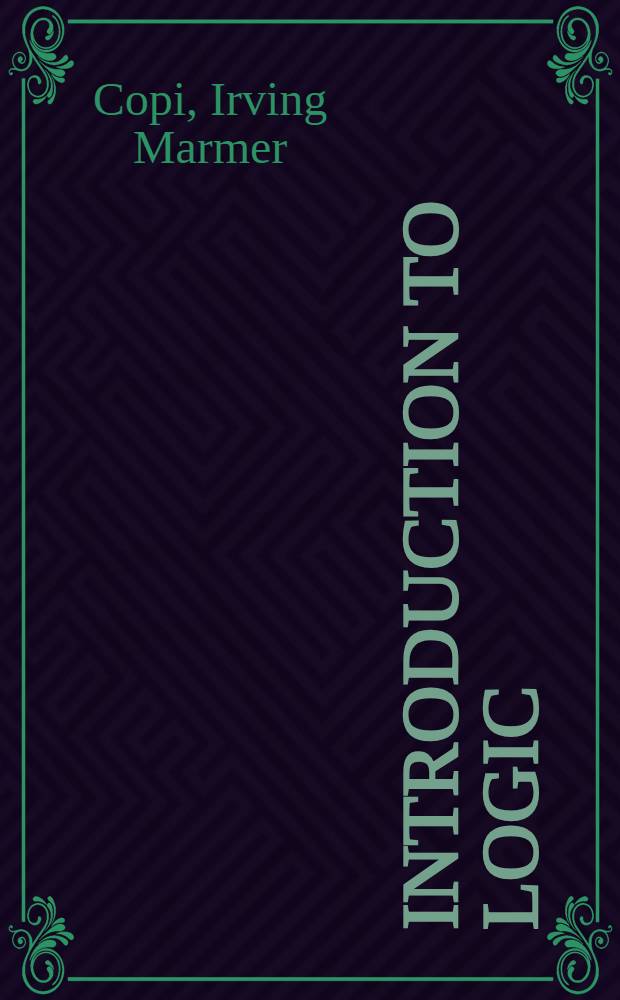 Introduction to logic