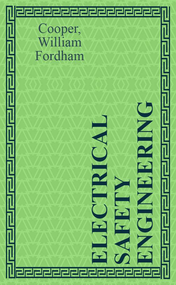 Electrical safety engineering