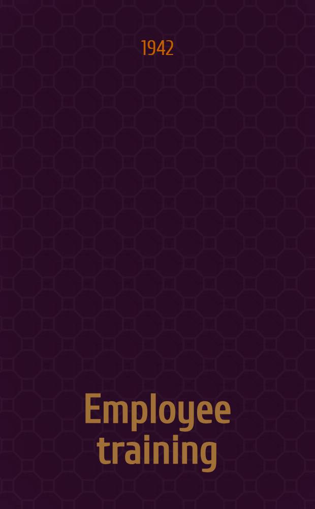 Employee training