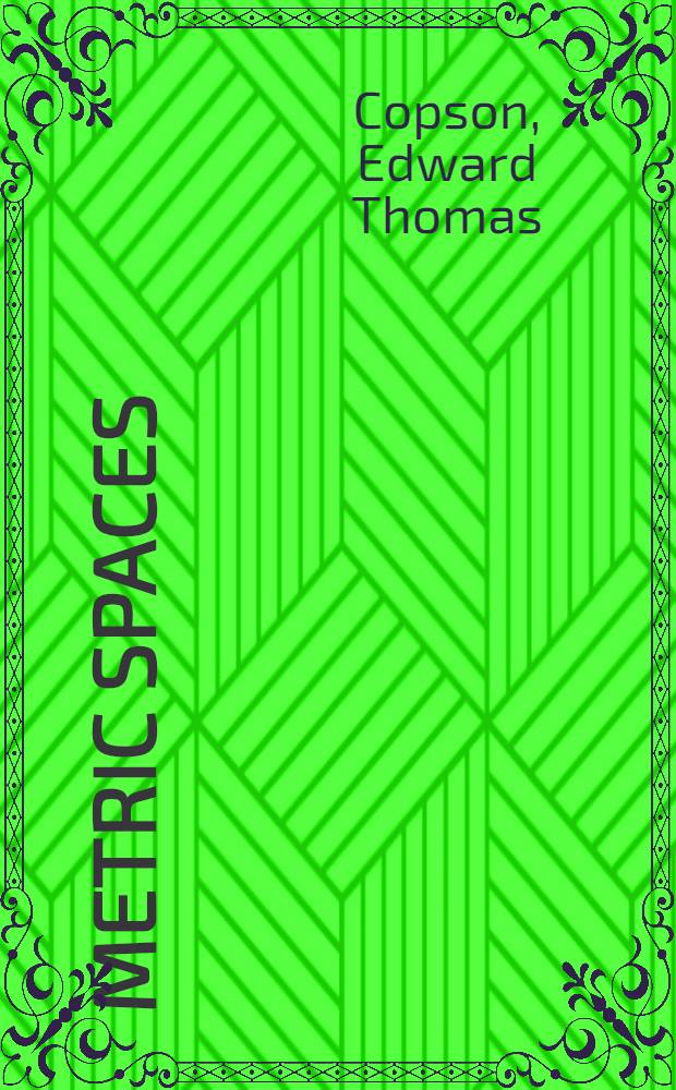 Metric spaces
