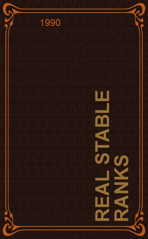 Real stable ranks