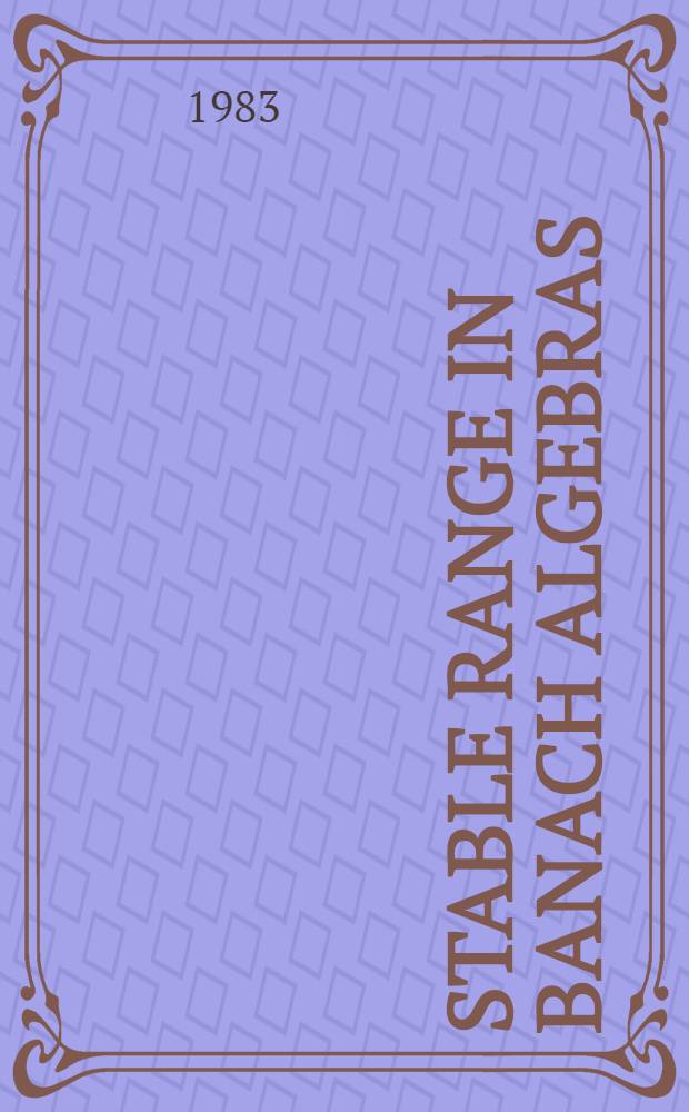 Stable range in Banach algebras