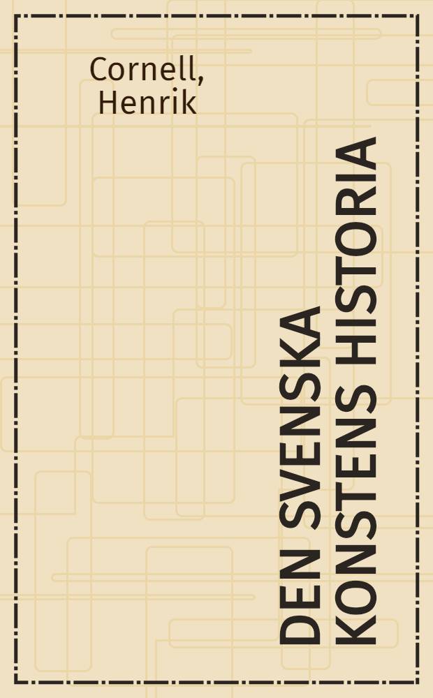 Den svenska konstens historia