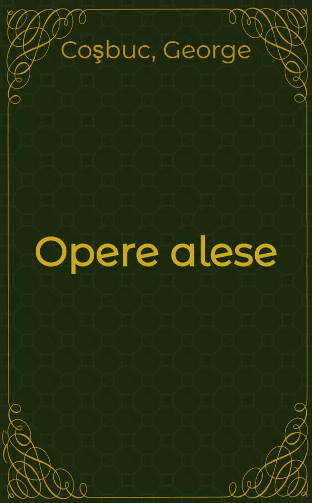 Opere alese