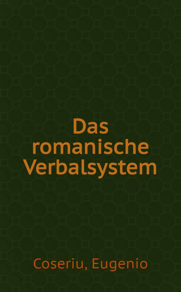 Das romanische Verbalsystem