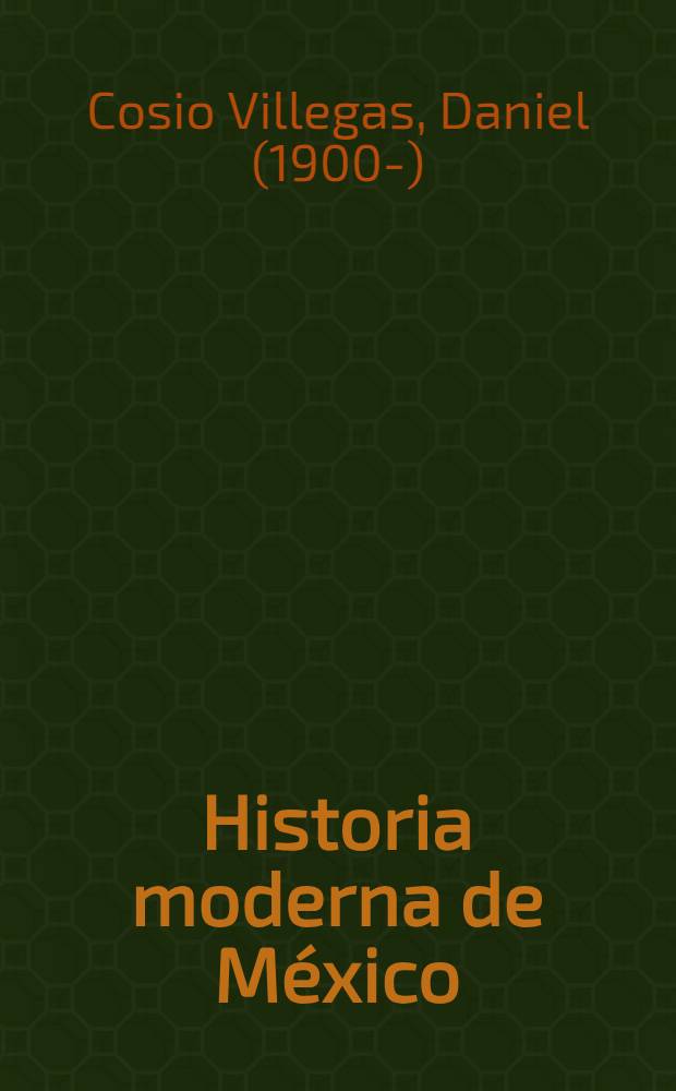 Historia moderna de México