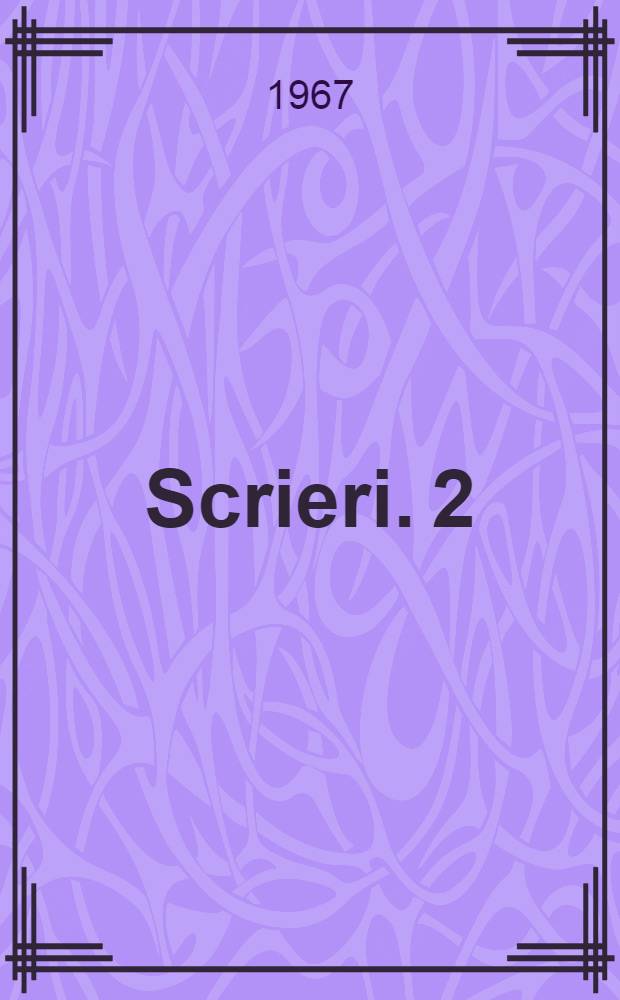 Scrieri. 2