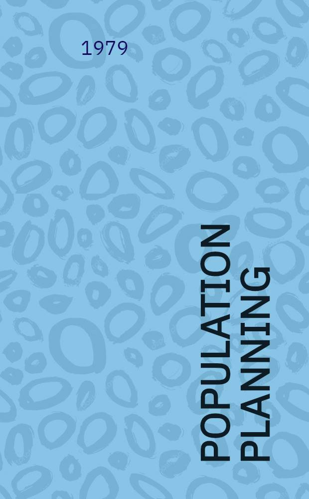 Population planning
