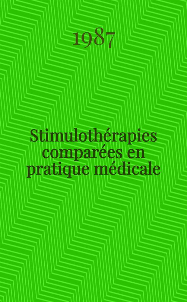 Stimulothérapies comparées en pratique médicale: mésothérapie et acupuncture