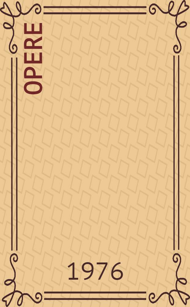 Opere