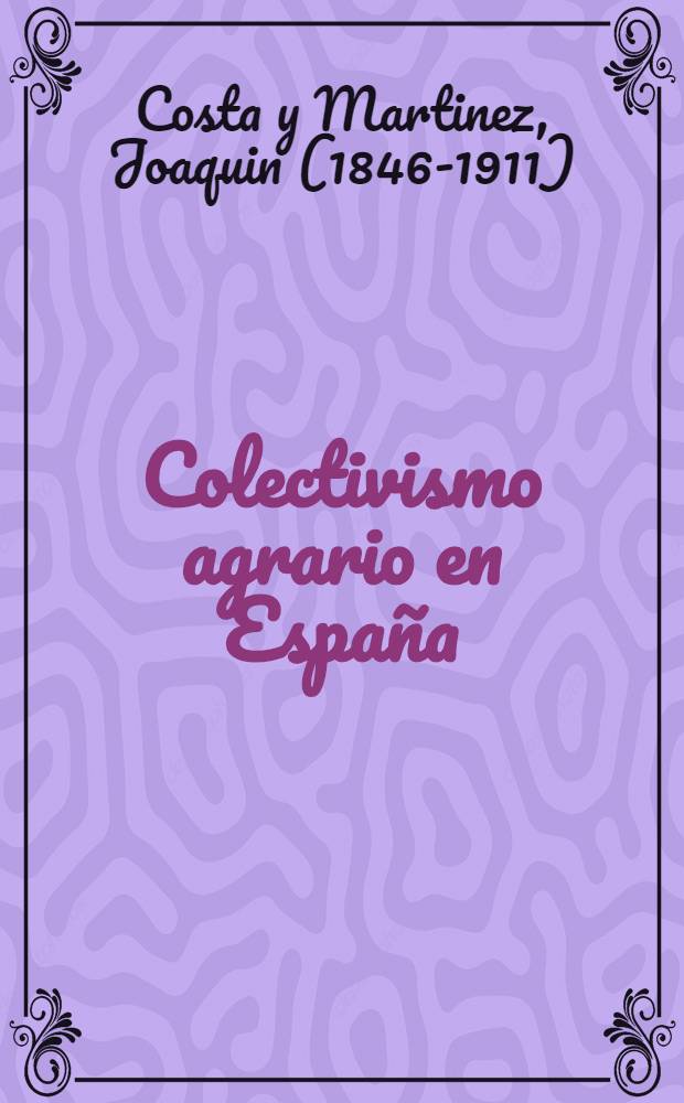 Colectivismo agrario en España