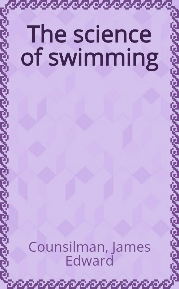 The science of swimming