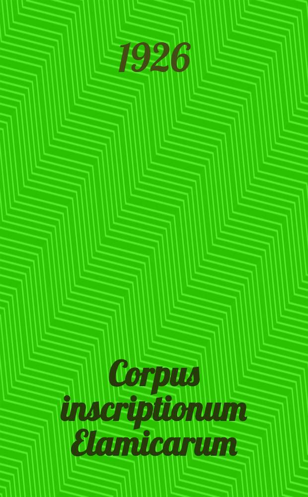 Corpus inscriptionum Elamicarum
