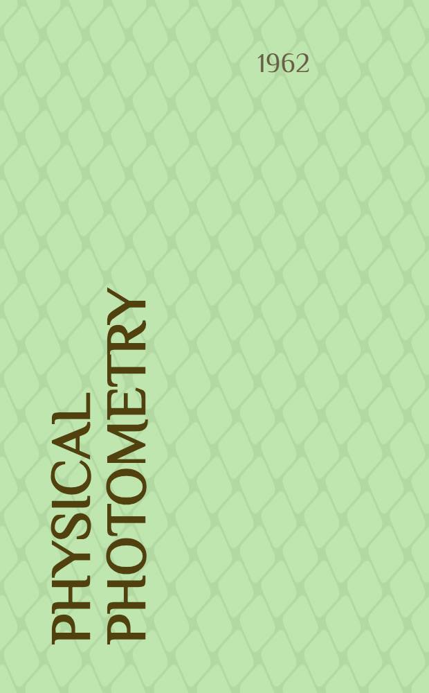 Physical photometry