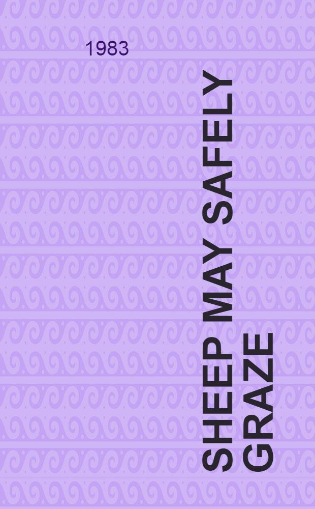Sheep may safely graze: caught! : A novel