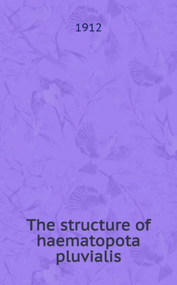 The structure of haematopota pluvialis (Meigen)