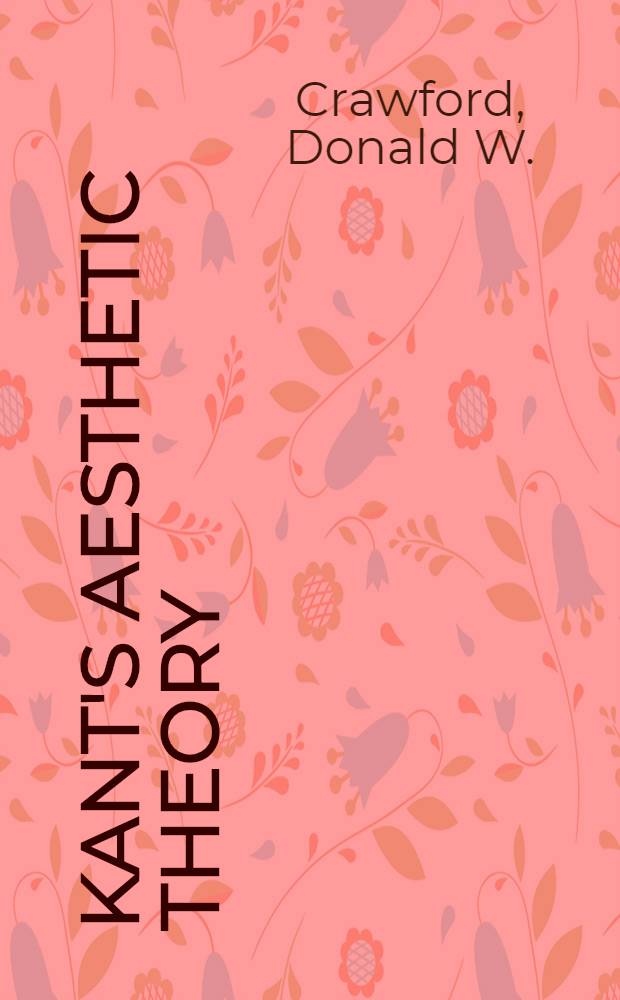 Kant's aesthetic theory