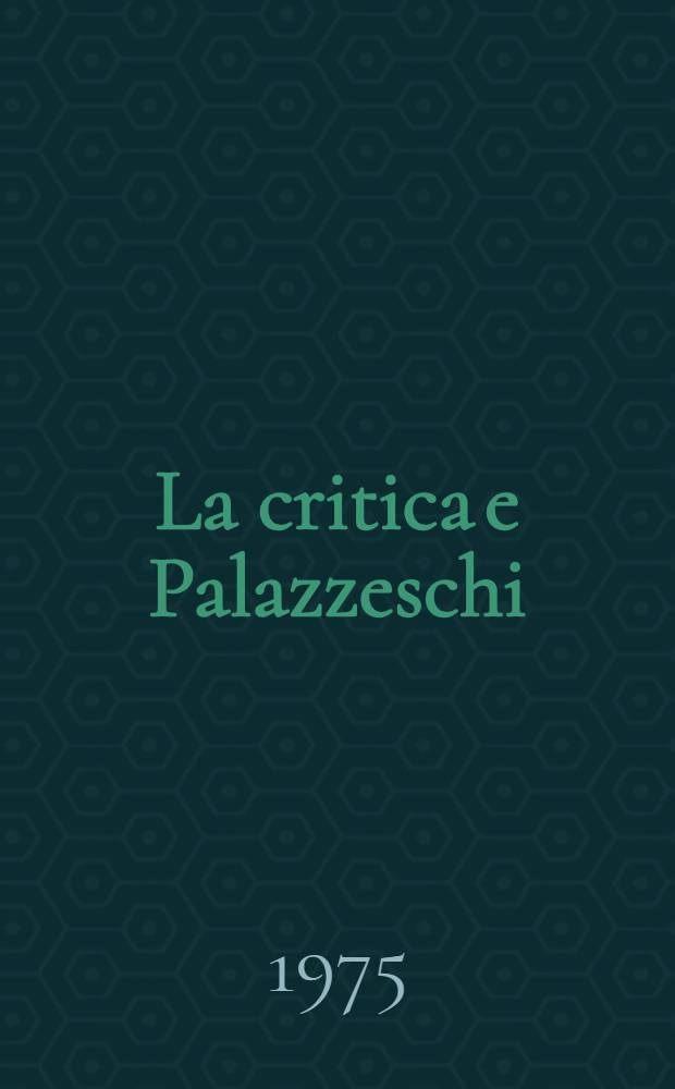 La critica e Palazzeschi