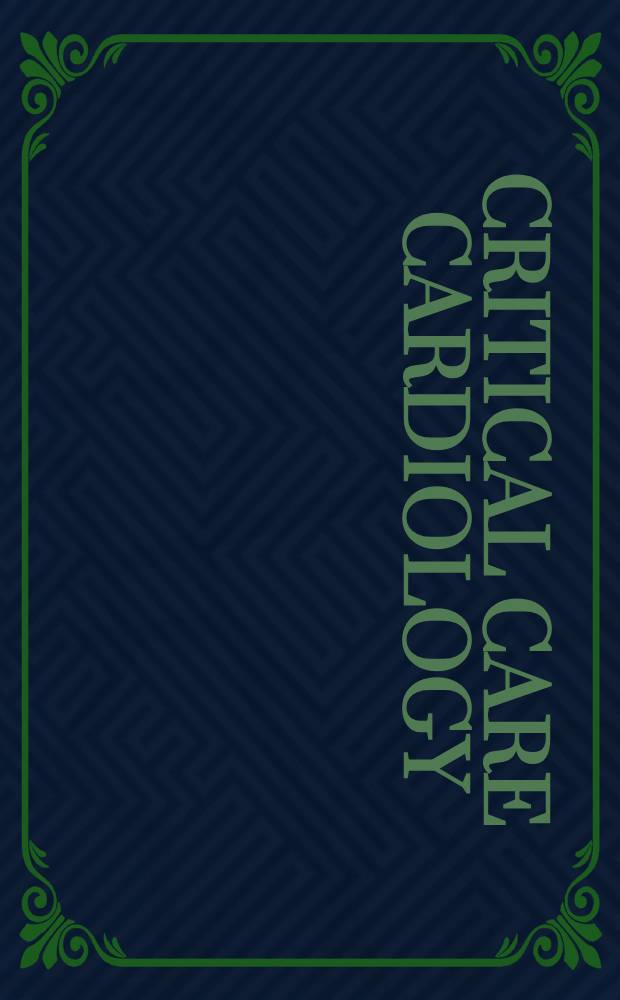 Critical care cardiology