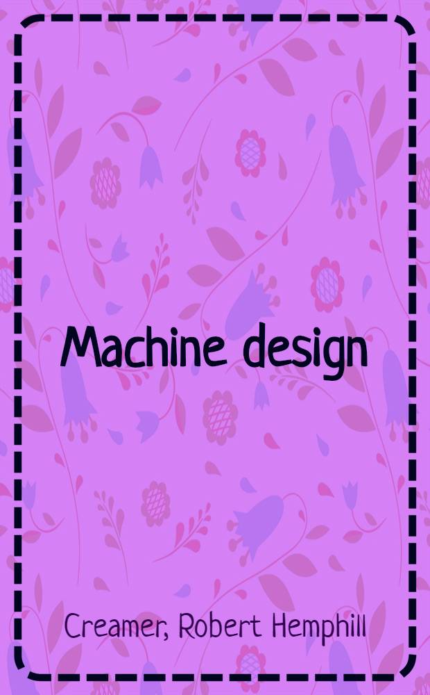 Machine design