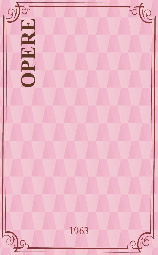 Opere