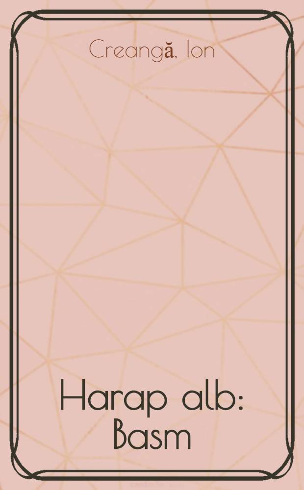 Harap alb : Basm