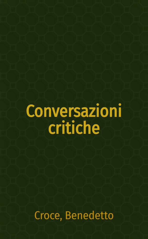 Conversazioni critiche