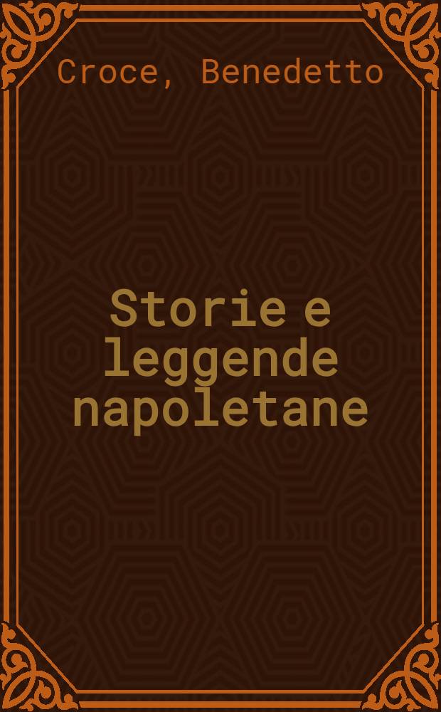 Storie e leggende napoletane