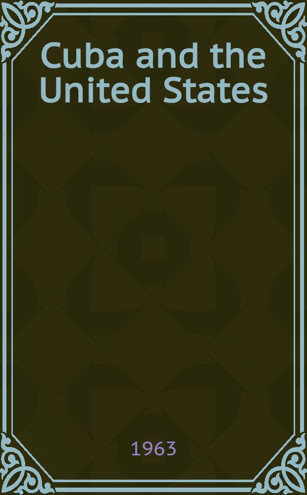 Cuba and the United States